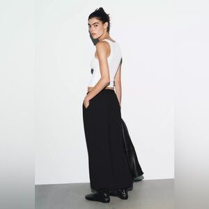 Zara PLEATED JOGGING PANTS - Black